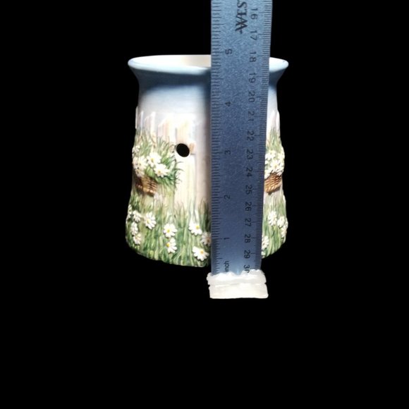 Yankee Candle Tarts Wax Melt Warmer Daisies Baskets Pickett Fence Sculpted - Picture 4 of 12